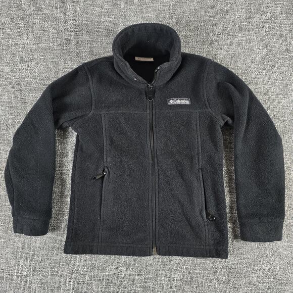 Columbia Youth XXS 2TP Black Fleece Zip Jacket Sweater Winter - Picture 1 of 5